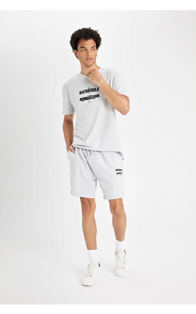 DeFacto Batman 85 Regular Fit Düz Paça Şort