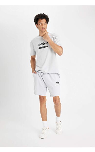 DeFacto Batman 85 Regular Fit Düz Paça Şort