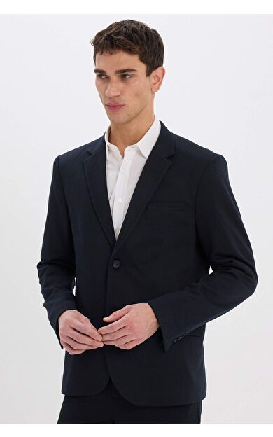 Modern Fit Astarlı Blazer Ceket