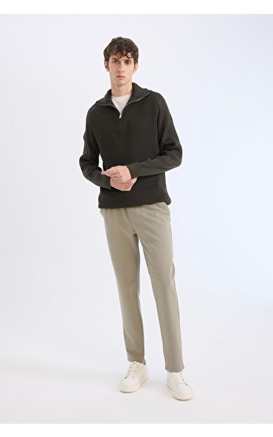 DeFacto Jogger Pantolon Basic Düz Beli Bağcıklı Cepli Düz Paça C6022AX25SPKH454