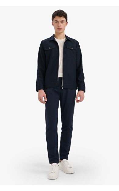 DeFacto Jogger Pantolon Basic Düz Beli Bağcıklı Cepli Düz Paça C6022AX25SPNV64