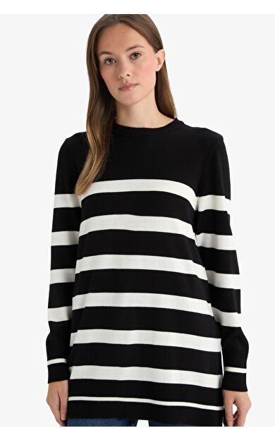 DeFacto Regular Fit Bisiklet Yaka Tunik