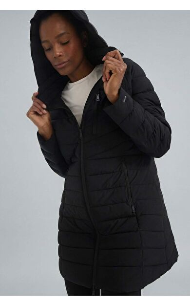 Defactofit Su İtici Regular Fit Kapüşonlu Şişme Parka Mont