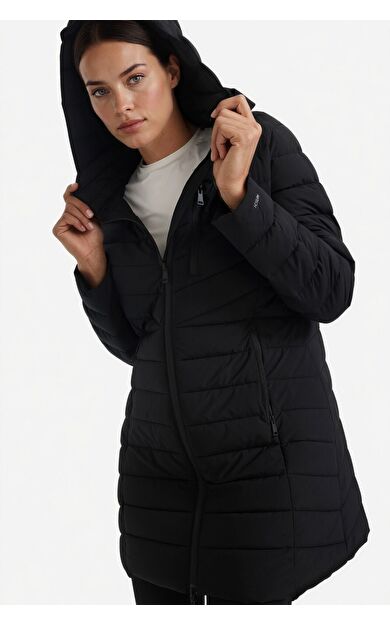 DeFacto Defactofit Su İtici Regular Fit Kapüşonlu Şişme Parka Mont