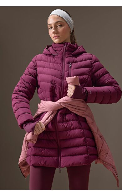 DeFacto Defactofit Su İtici Regular Fit Kapüşonlu Şişme Parka Mont
