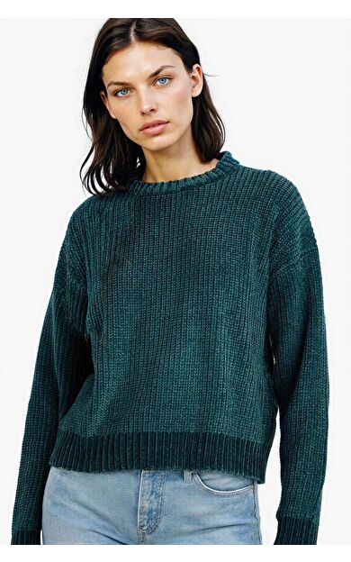 DeFacto Regular Fit Bisiklet Yaka Şönil Kazak