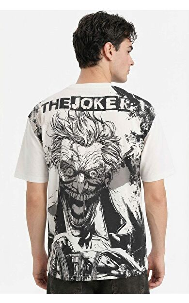 Justıce League Boxy Fıt Sırt Baskılı Tişört