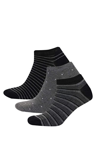 DeFacto Erkek Dikişsiz 3'lü Bambu Bambu Çorap C6742AXNSKR1