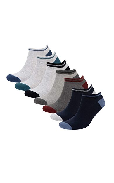 DeFacto DeFactoFit Erkek 7'li Pamuklu Patik Çorap C6771AXNSKR1