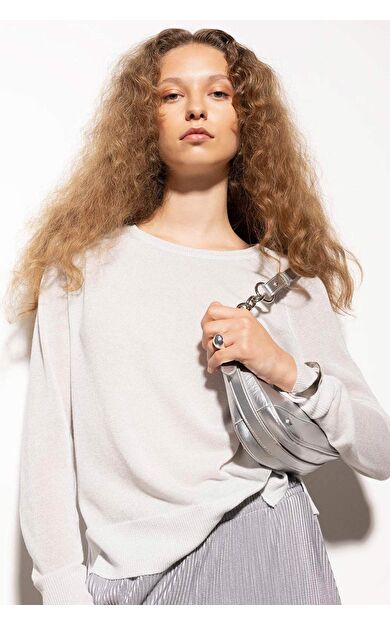 DeFacto Regular Fit Bisiklet Yaka Kazak C6818AX24WNGR67