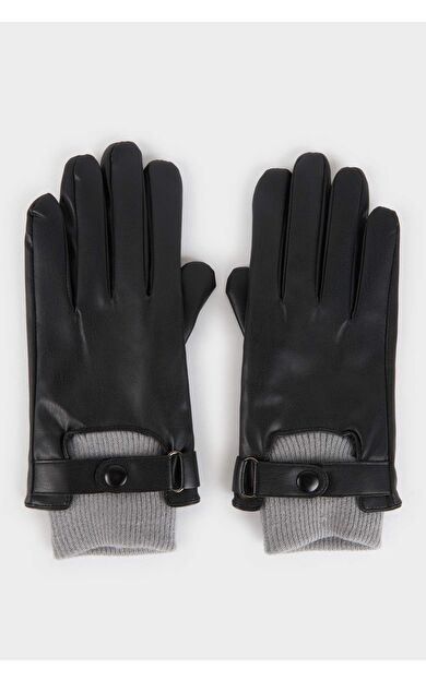 Kadın Suni Deri Eldiven