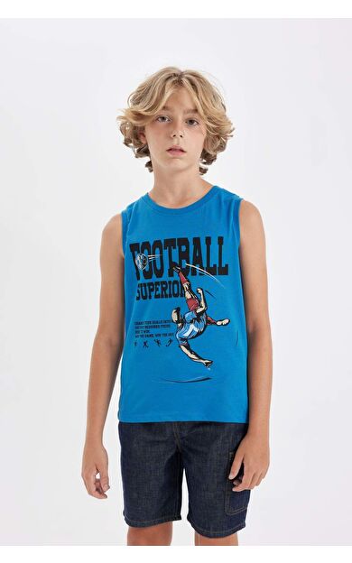 Bisiklet Yaka Atlet Erkek Çocuk