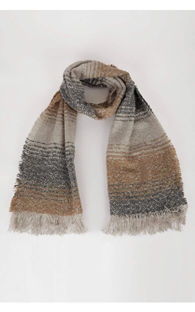 DeFacto Kadın Çizgili Atkı