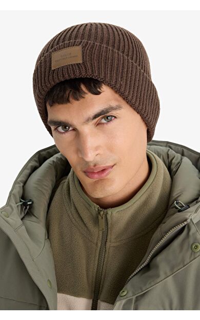 Erkek Etiket Baskılı Bere C7149AX25WNBN258