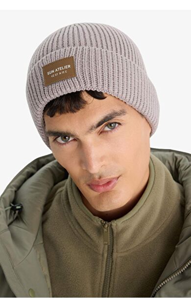 Erkek Etiket Baskılı Bere C7149AX25WNGR316