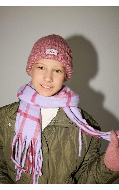 Kız Çocuk Dokuma Etiketli Bere C7169A825WNPN110