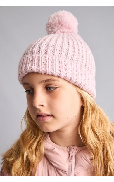 DeFacto Dokuma Etiketli Bere Kız Çocuk Pembe