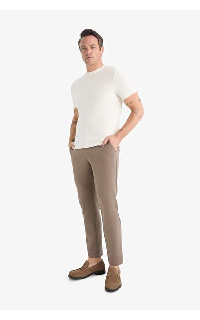 DeFacto Tailored Fit Düz Paça Her Yöne Esneyen Pantolon