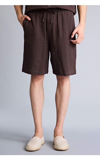 DeFacto Relax Fıt Pamuklu Bermuda