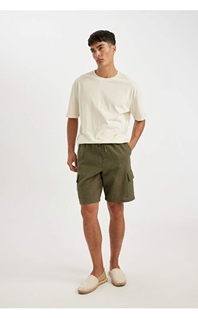 DeFacto Relax Fit Pamuklu Şort C7672AX24SMKH277