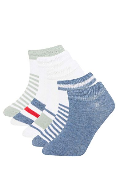 Erkek Çocuk 5'li Pamuklu Patik Çorap