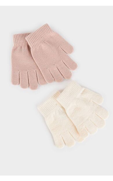 Kız Çocuk Triko 2'li Eldiven