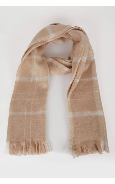 DeFacto Erkek Kareli Dokuma Atkı C8264AX24WNBG286