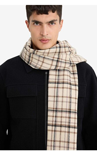 Erkek Kareli Dokuma Atkı