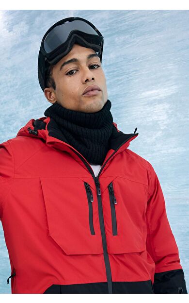 Erkek İçi Suni Yünlü Atkı C8275AX25WNBK27