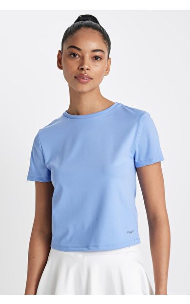 DeFacto DeFactoFit Slim Fit Bisiklet Yaka Arma Baskılı Sporcu Kısa Kollu Tişört