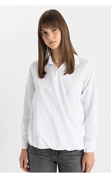 Poplin Uzun Kollu Tunik