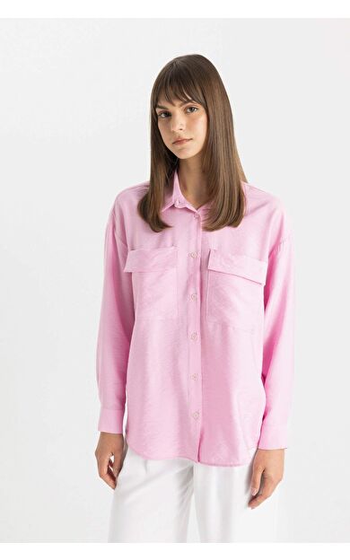 Relax Fit Uzun Kollu Gömlek Tunik