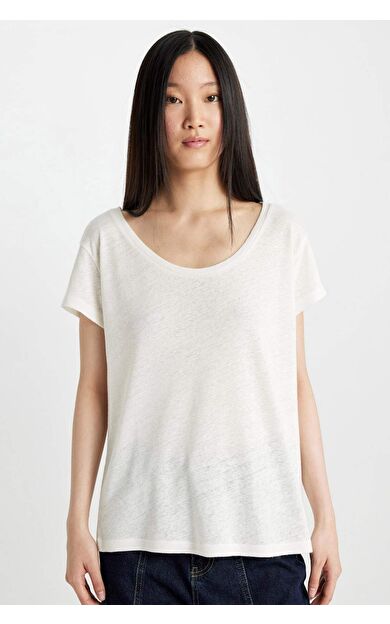 DeFactoFit Regular Fit Bisiklet Yaka Kısa Kollu Tişört C8806AX24SMER105