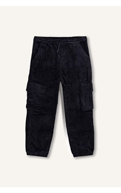 DeFacto Erkek Çocuk Kargo Cepli Jogger Kadife Pantolon