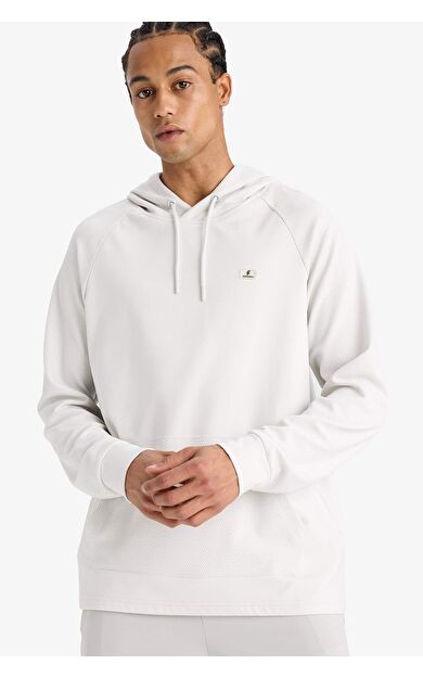 DeFactoFit Standart Fit Kapüşonlu Basic Düz Sporcu Sweatshirt C9171AX24AUGR493