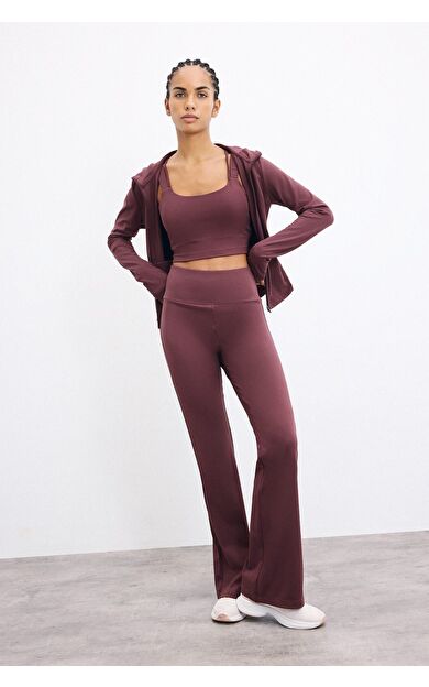DeFacto Aırtech Flare Fit Yüksek Bel Beli Saran Sporcu Pantolon