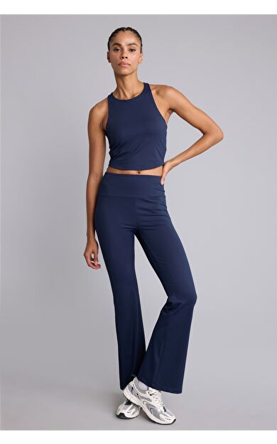 DeFacto Aırtech Flare Fit Yüksek Bel Beli Saran Sporcu Pantolon