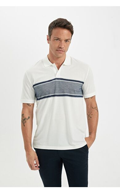 DeFacto DeFactoFit New Regular Fit Kısa Kollu Polo Tişört C9228AX24SMWT34