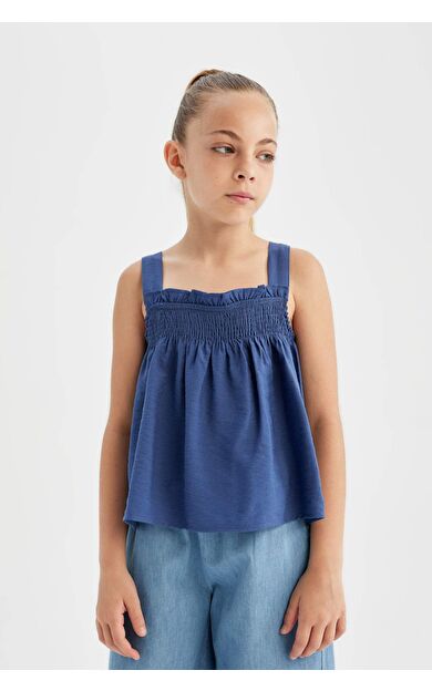 DeFactoFit Kız Çocuk Askılı Bluz