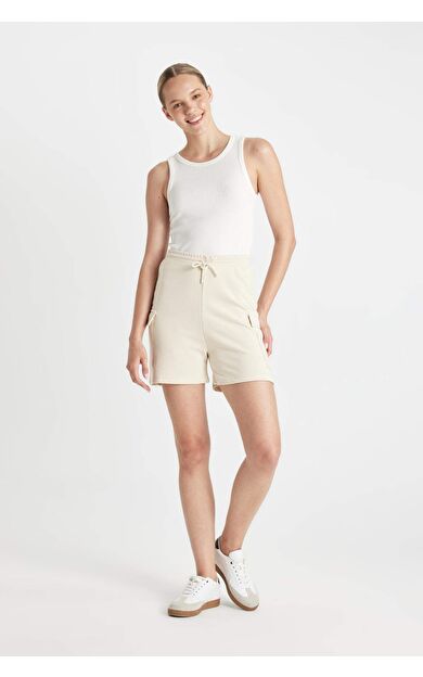 DeFactoFit Düz Paça Kalın Kumaş Şort C9309AX24SMBG360