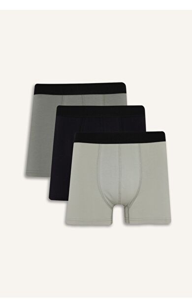 DeFacto Regular Fit 3'lü Boxer C9549AX25AUBK27