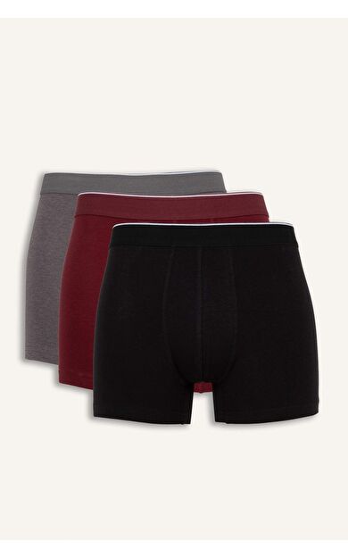 DeFacto Regular Fit 3'lü Boxer C9550AX24AUBK81