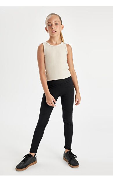 DeFacto DeFactoFit Kız Çocuk Standart Boy Tayt C9639A824AUBK81