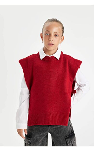 DeFacto Kız Çocuk Süveter C9660A824WNRD63