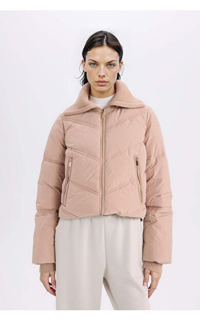 DeFacto Regular Fit Su İtici Mont Fermuarlı Cepli