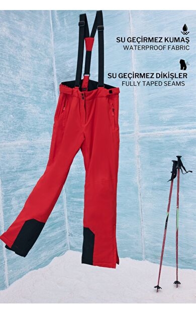 DeFacto Regular Fit Fermuarlı Su Geçirmez Kayak Pantolonu
