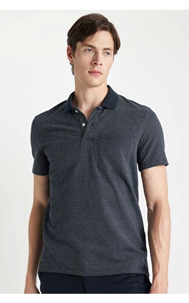 DeFacto DeFactoFit Slim Fit Kısa Kollu Polo Tişört D0031AX24SMIN120