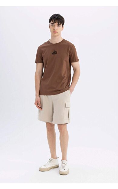 DeFactoFit Regular Fit Kargo Şort D0476AX24SMBG735