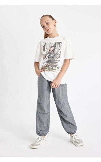 DeFacto Kız Çocuk Paraşüt Jogger Paça Pantolon D0646A824SMGR211