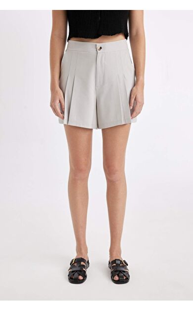 DeFactoFit Regular Fit Yüksek Bel Şort D0963AX24SMGR470